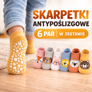 Antypoślizgowe skarpetki dla dzieci